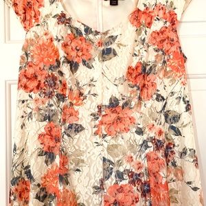 Liz Claiborne Woman Lace Sweetheart Neckline Dress